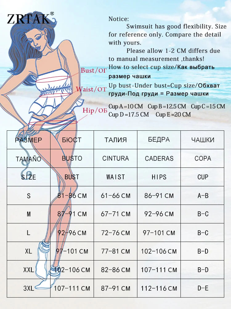 ZRTAK Sexy Push up Bikinis Micro Thongs Bathing Suit Swimsuit Women Biquini Bandage Beachwear Swimwear Two Piece Bikini Sets