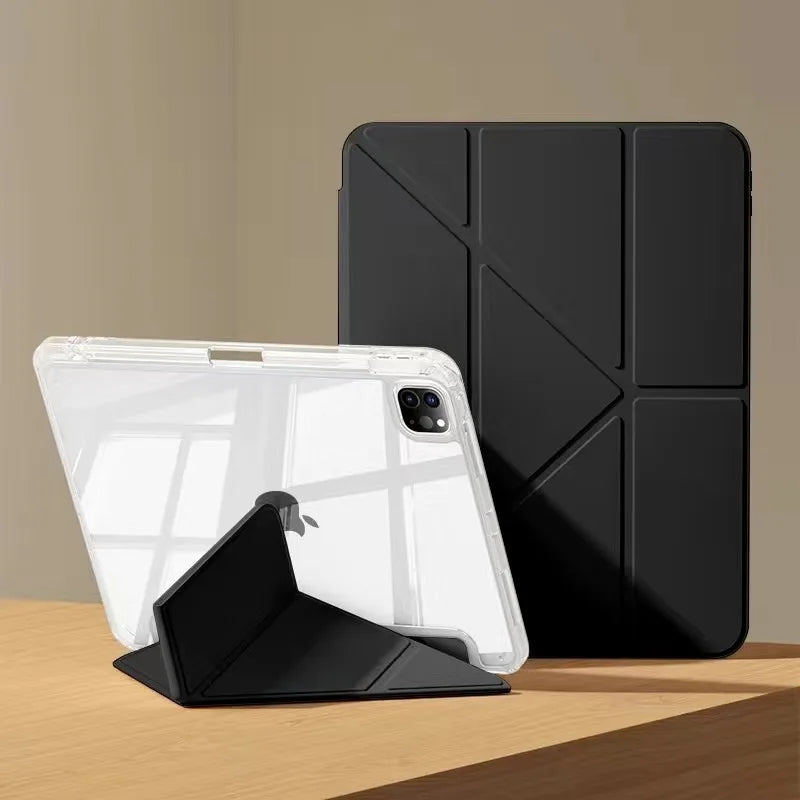 For iPad Air 5 Air 6 A16 11th iPad Pro 11 12.9 13 M5 10th Gen 10.9 10.2 9th 8th 6th 5th 9.7" Mini 7 6 Smart Case with Pen Holder