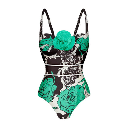 Ashgaily New One Piece Swimsuit Sexy Cartoon Printed Swimwear Women Bathing Suit Beach Backless Monokini Swimsuit Female