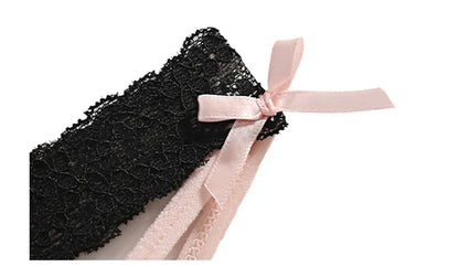 CINOON Women Sexy Lingerie G String Lace Panties Femal Low-waist Cross Bandage Transparent Temptation Underwear Comfort Intimate