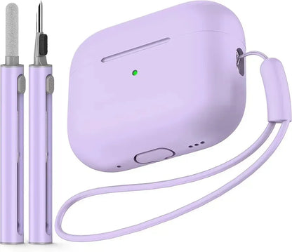 AirPods Pro Case Cover with Cleaner Kit Soft Silicone Protective Case for Apple AirPod Pro 2nd 1st Generation Case for Women Men