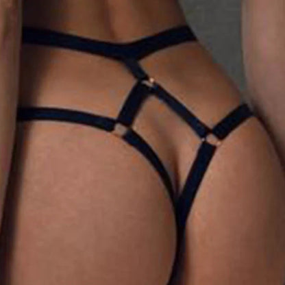 Sexy Perspective Blue Mesh Women's Underwear Exotic Fantasy Sexy Apparel Open G-string Pants Sexy Transparent Lingerie Pajamas