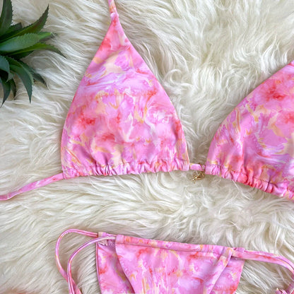 Sexy Micro Tie Brazilian Bikini Women Inspired Swimwear Designer Female Swimsuit Two-pieces Bikini set Bather Bathing Suit Vacay