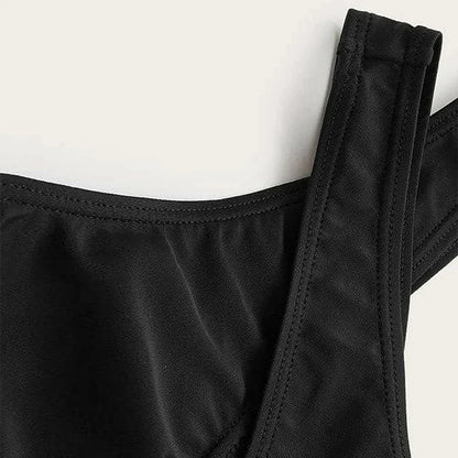 Black One-piece Swimsuit 2025 Stylish New Full Bikini Set One Piece Whole Swimwear For Women Sexy Swim Bathing Suits Swimming