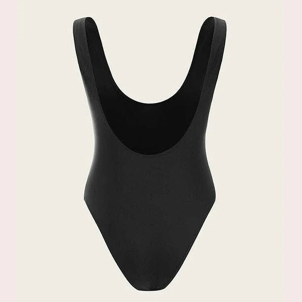 Black One-piece Swimsuit 2025 Stylish New Full Bikini Set One Piece Whole Swimwear For Women Sexy Swim Bathing Suits Swimming