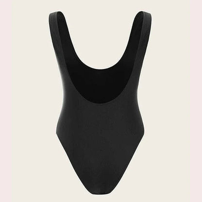 Black One-piece Swimsuit 2025 Stylish New Full Bikini Set One Piece Whole Swimwear For Women Sexy Swim Bathing Suits Swimming